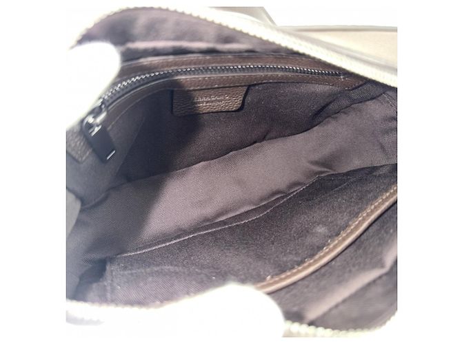Borsa in pelle marrone monogram per uomo Salvatore Ferragamo - vista 4