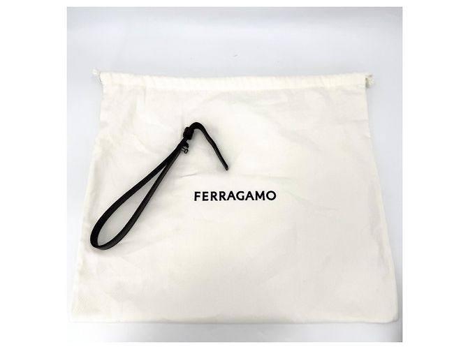 Borsa in pelle marrone monogram per uomo Salvatore Ferragamo - vista 7