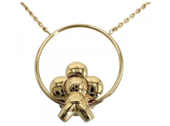 Collana con pendente Louis Vuitton Vivienne D'oro - vista 2