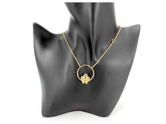 Collana con pendente Louis Vuitton Vivienne D'oro - vista 3