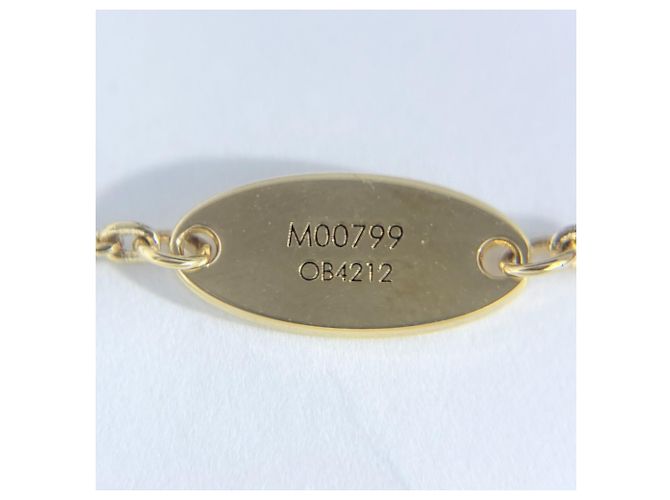Collana con pendente Louis Vuitton Vivienne D'oro - vista 6