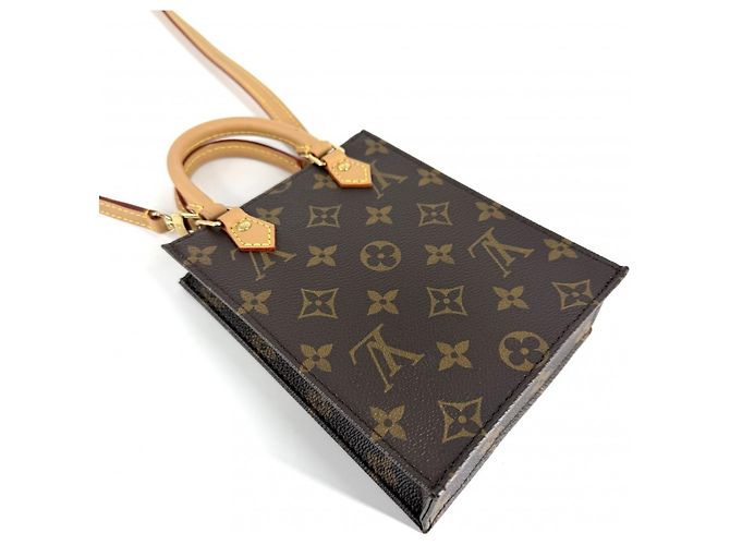 Borsa Louis Vuitton Women's Petite Sac Plat Marrone - vista 3
