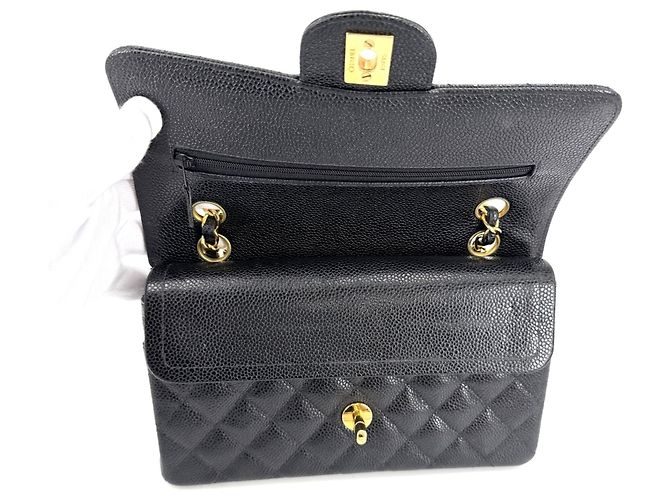 Borsa a tracolla Chanel Matelassé 23 Nero - vista 4