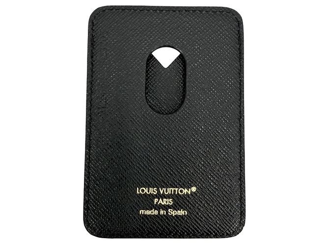 Portabiglietti da uomo Louis Vuitton Monogram Reverse Marrone Nero - vista 2