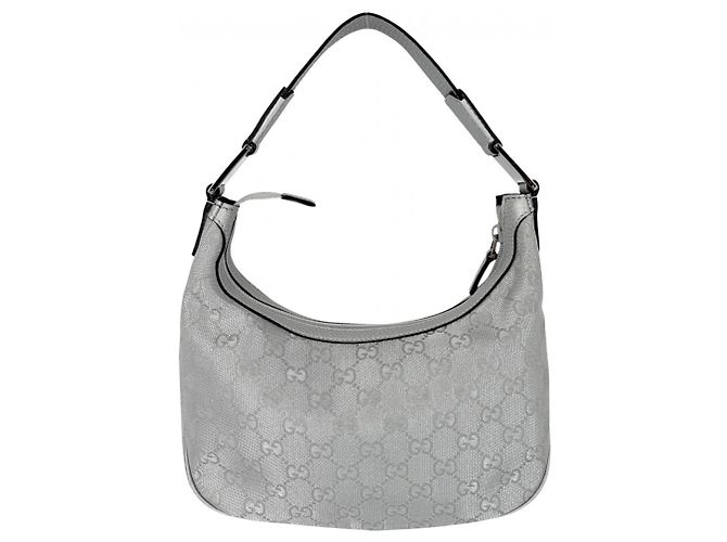Borsa hobo Gucci Small Web Pop Argento - vista 2