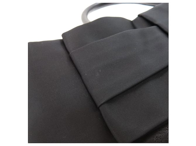 Borsa 2-Way Prada Fiocco Nero - vista 10
