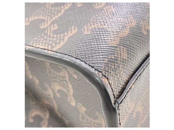 Céline Borsa Tote Vertical Cabas Triomphe 2-Way Celine Marrone - vista 10