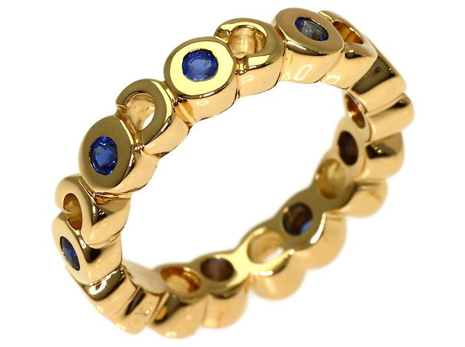 Anello Chanel Coco in zaffiro e oro giallo 18K - vista 2