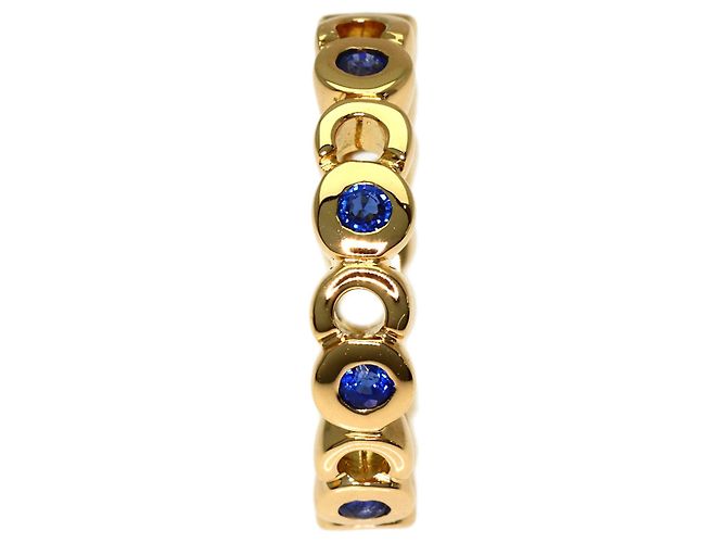 Anello Chanel Coco in zaffiro e oro giallo 18K - vista 3