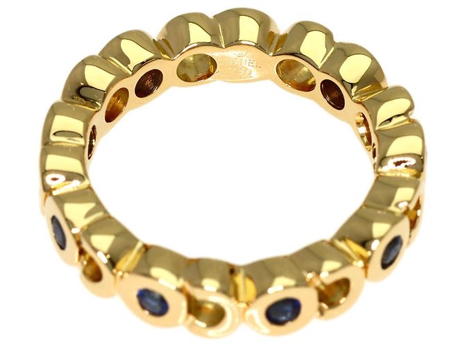 Anello Chanel Coco in zaffiro e oro giallo 18K - vista 4