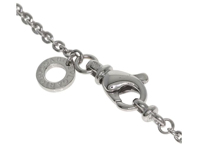 Bulgari Collana a catena Bvlgari in oro bianco 18K - vista 4