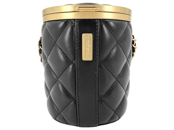 Borsa a tracolla mini Chanel Matelassé Nero - vista 2