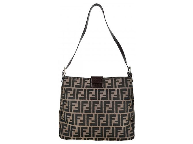 Borsa monospalla Zucca da donna Fendi Marrone - vista 2