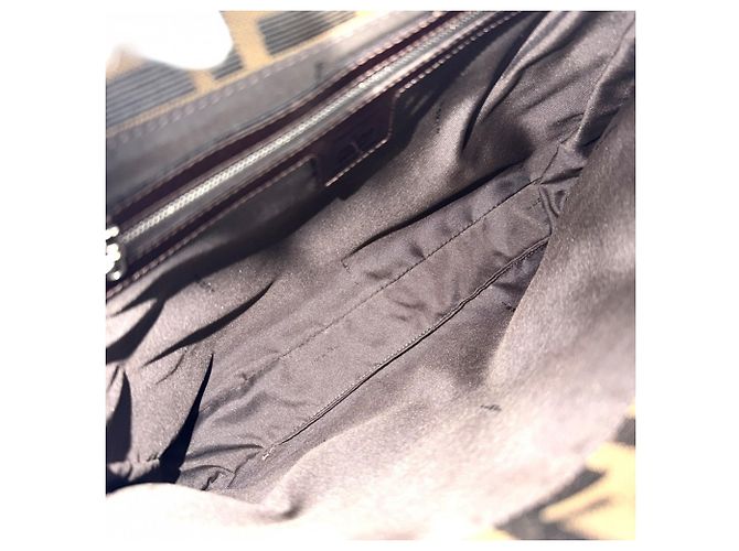 Borsa monospalla Zucca da donna Fendi Marrone - vista 4