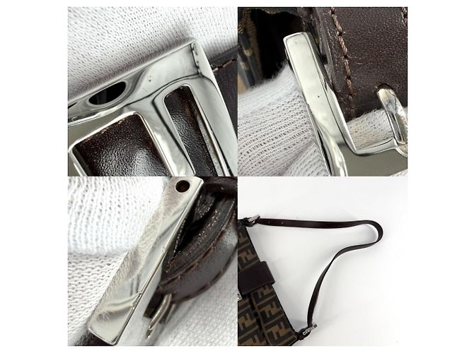 Borsa monospalla Zucca da donna Fendi Marrone - vista 7