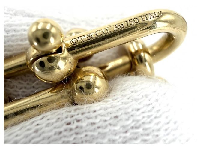 Collana Tiffany & Co. Hardware da donna, piccoli anelli in oro giallo 18K - vista 3