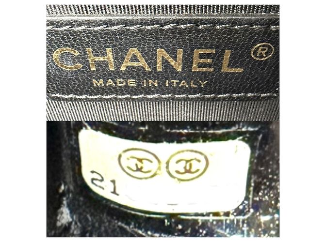 Borsa a tracolla Chanel Matelassé Boy Brick con catena Nero - vista 5