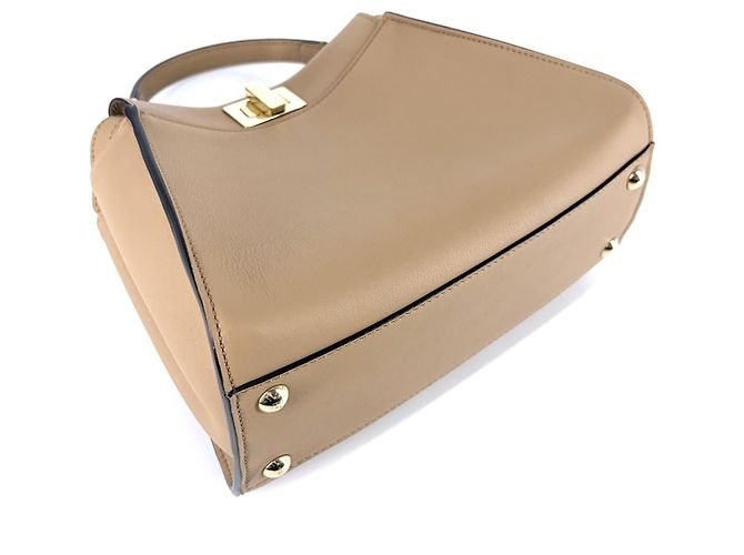 Borsa Mini Peekaboo da donna Fendi Marrone - vista 3
