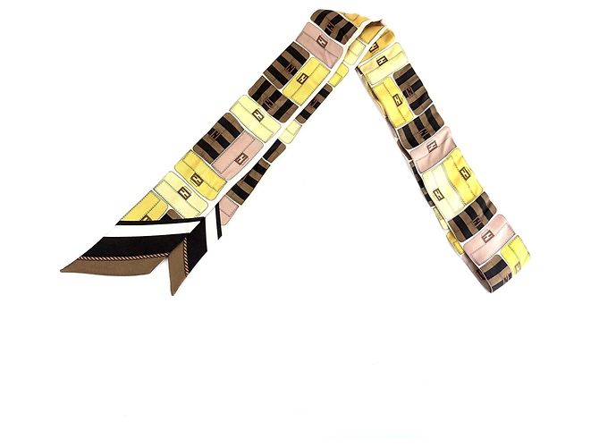 Borsa Mini Peekaboo da donna Fendi Marrone - vista 9