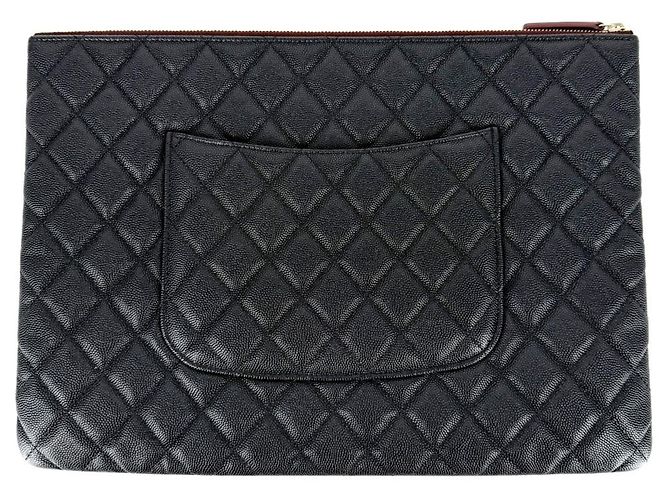 Borsa a pochette Chanel Matelassé Nero - vista 2