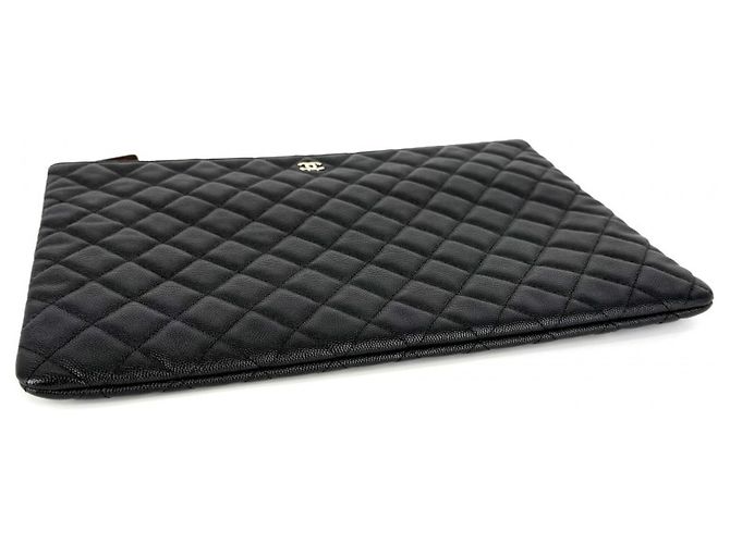 Borsa a pochette Chanel Matelassé Nero - vista 3