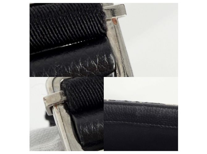 Borsa Saddle Trotter da Uomo Christian Dior Nero Bianco Beige - vista 9
