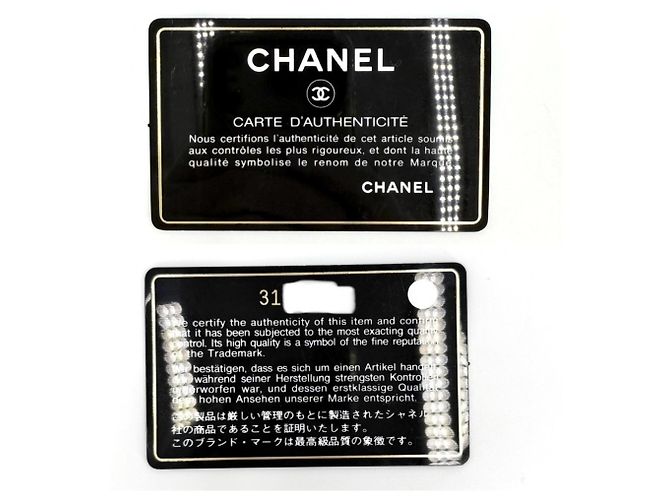 Borsa a tracolla Chanel in pelle nera Nero - vista 8