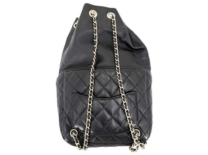 Zaino Chanel da donna in pelle nera Nero - vista 2