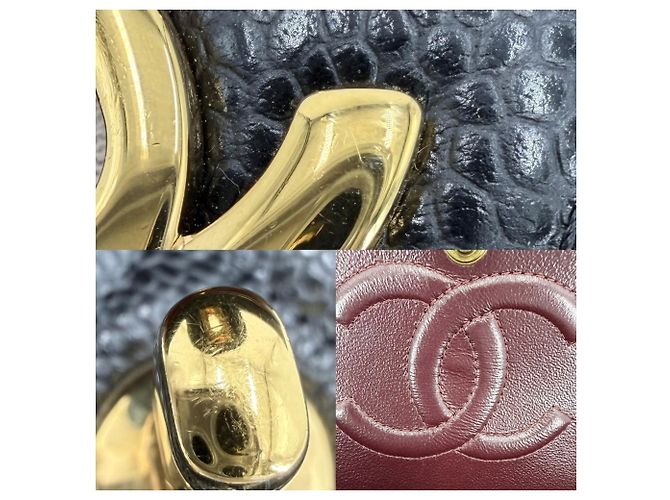 Sac à bandoulière Chanel Matelassé 25 Noir - vue 7