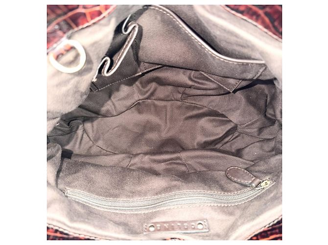 Céline Borsa Celine Macadam da donna Marrone - vista 4