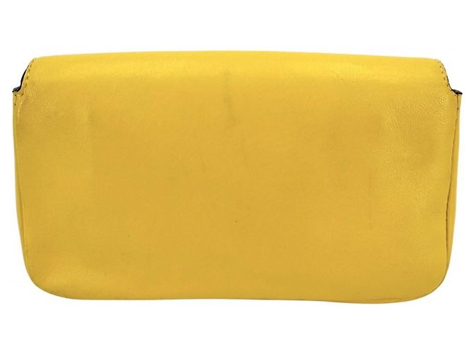 Borsa Micro Mini Fendi da donna Giallo - vista 2