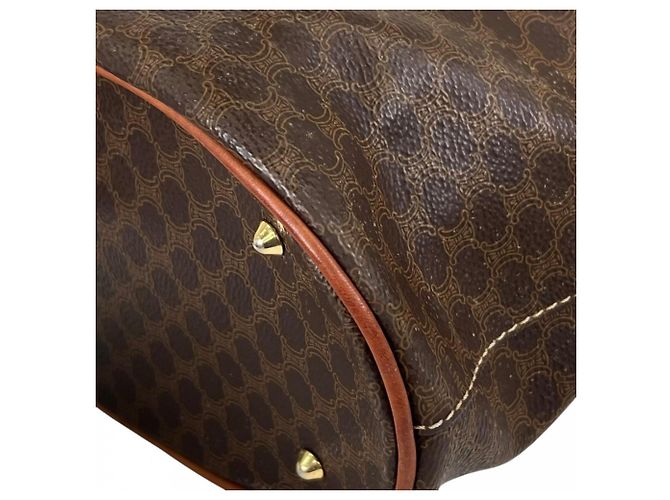 Céline Celine Shopper aus braunem Leder - Ansicht 10