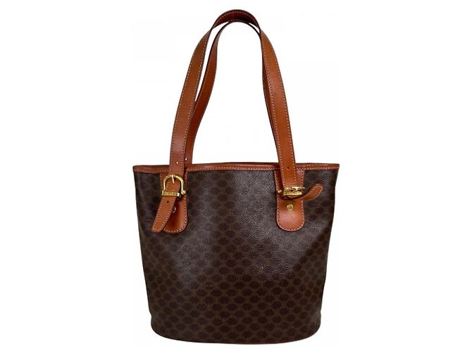 Céline Celine Shopper aus braunem Leder - Ansicht 2