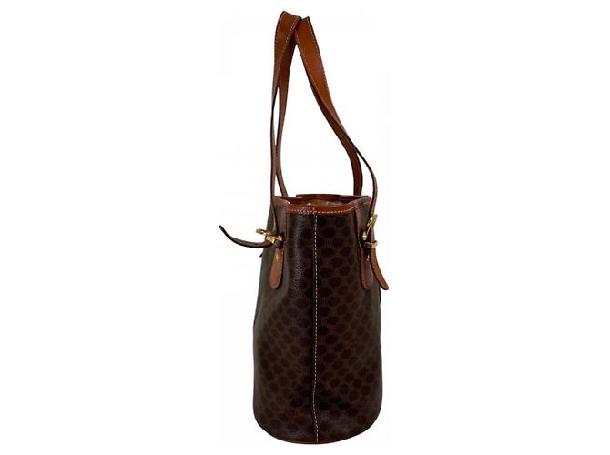 Céline Celine Shopper aus braunem Leder - Ansicht 3
