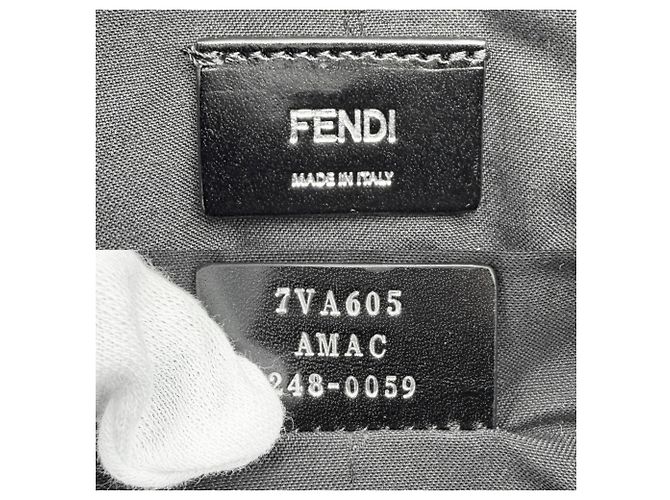 Borsa a tracolla in pelle Fendi Nero - vista 4