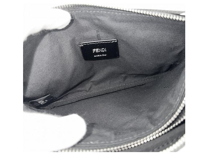 Borsa a tracolla in pelle Fendi Nero - vista 5
