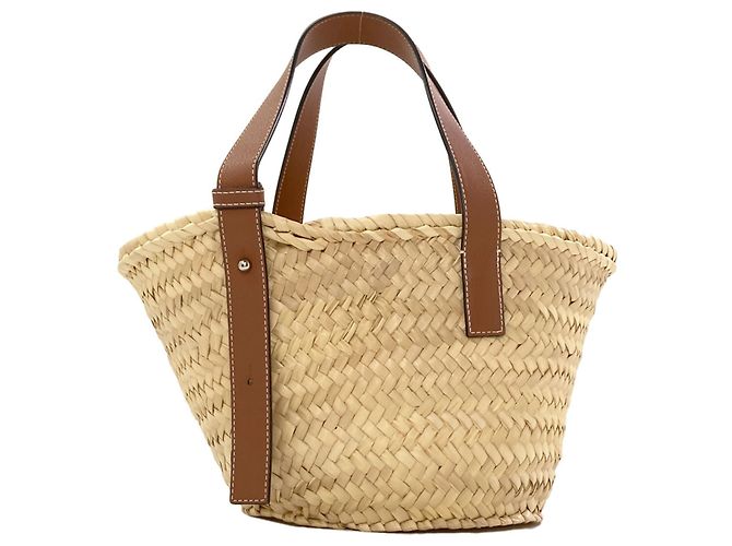 Borsa Tote Loewe Small Basket Marrone - vista 2