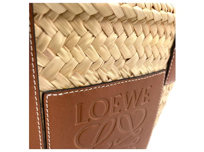 Borsa Tote Loewe Small Basket Marrone - vista 9