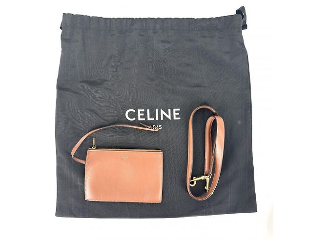 Céline Borsa a tracolla Bucket 16 da donna Celine Marrone - vista 10