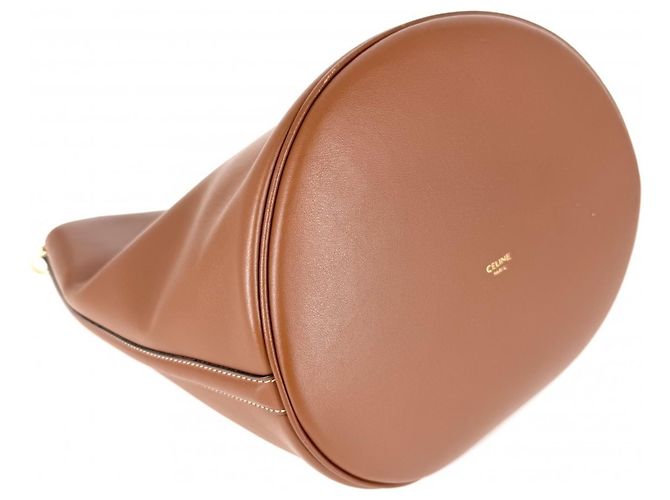 Céline Borsa a tracolla Bucket 16 da donna Celine Marrone - vista 3