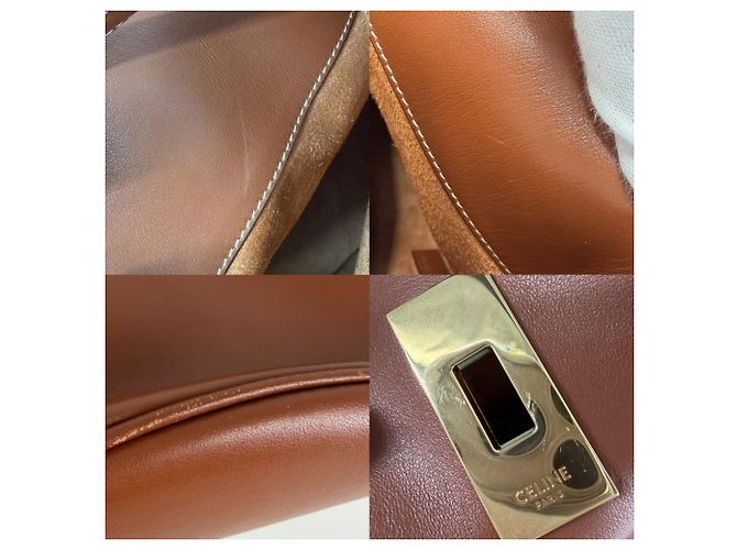 Céline Borsa a tracolla Bucket 16 da donna Celine Marrone - vista 6