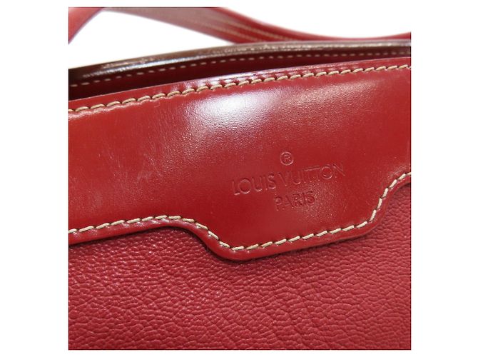 Borsa Tote Louis Vuitton Suhali Radiu Rosso - vista 13