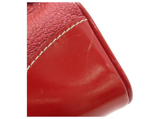 Borsa Tote Louis Vuitton Suhali Radiu Rosso - vista 15