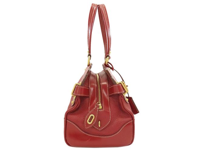 Borsa Tote Louis Vuitton Suhali Radiu Rosso - vista 3