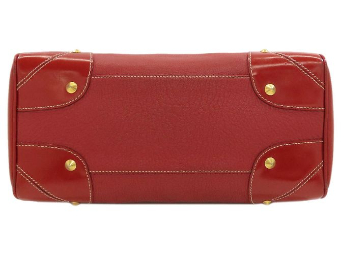 Borsa Tote Louis Vuitton Suhali Radiu Rosso - vista 4