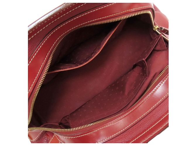 Borsa Tote Louis Vuitton Suhali Radiu Rosso - vista 5