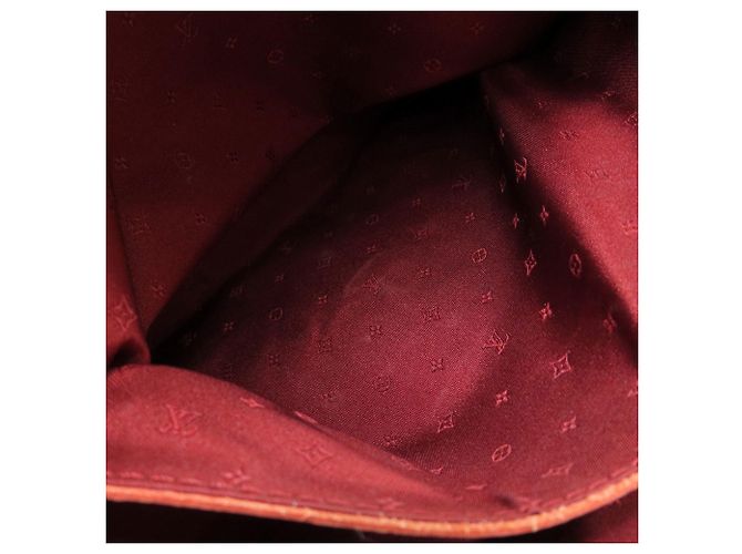 Borsa Tote Louis Vuitton Suhali Radiu Rosso - vista 9