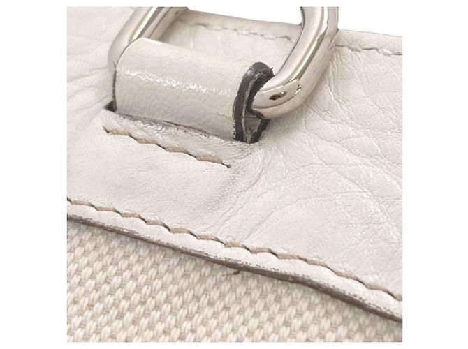Borsa Tote Gucci Sherry Line Bianco - vista 8
