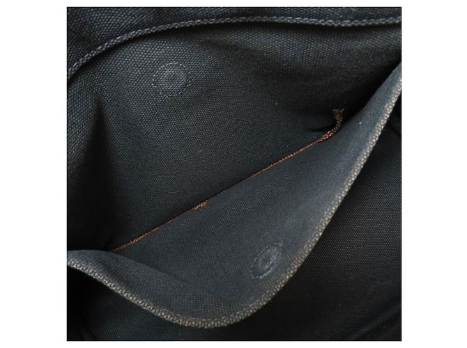 Borsa Tote 2-Way Prada Canapa Nero - vista 11