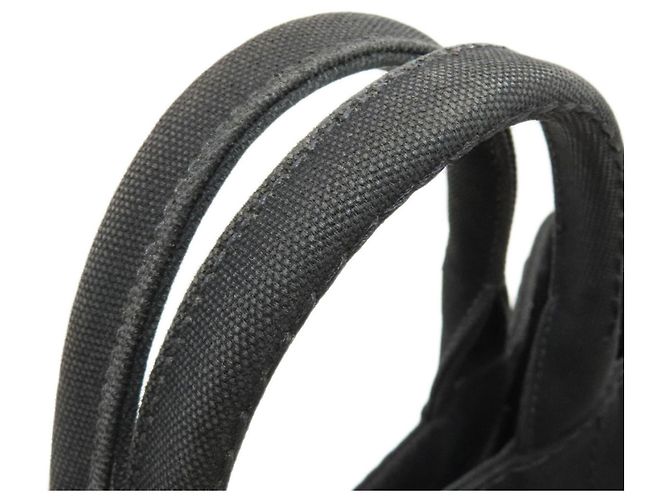 Borsa Tote 2-Way Prada Canapa Nero - vista 18